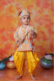 Multicolor Krishna Janmashtami kurta With Dhoti Set For Boys