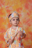 Multicolor Krishna Janmashtami kurta With Dhoti Set For Boys