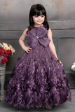 Shinny Purple Gown for Girl