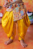 Multicolor Printed Krishna Janmashtami Costume Set For Boys
