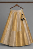 Gold & Silver Mirror Work Lehenga Choli Set with Dupatta