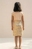 Gold Sequin Dress For Girls
