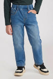 Light Blue Stone Washed Denim Jeans