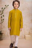 Classic Mustard Kurta Pajama Set For Boys