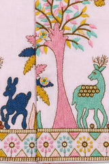 Boys Light Pink Embroidered Kurta Pant Set
