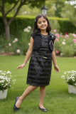 Black Sequin Dress For Girls