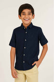 Navy Blue Shirt For Boys