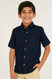 Navy Blue Shirt For Boys