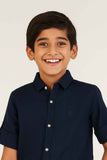 Navy Blue Shirt For Boys