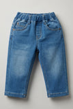 Light Blue Stone Washed Denim Jeans
