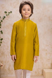 Classic Mustard Kurta Pajama Set For Boys
