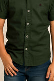 Dark Green Shirt For Boys