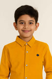 Mustard Yellow Shirt For Boys