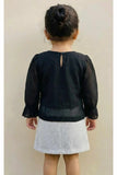 Black And White Party Dress For Girls