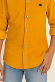 Mustard Yellow Shirt For Boys