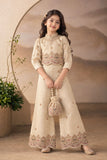 Designer Wear Ivory Zari Embroidered Palazzo Set