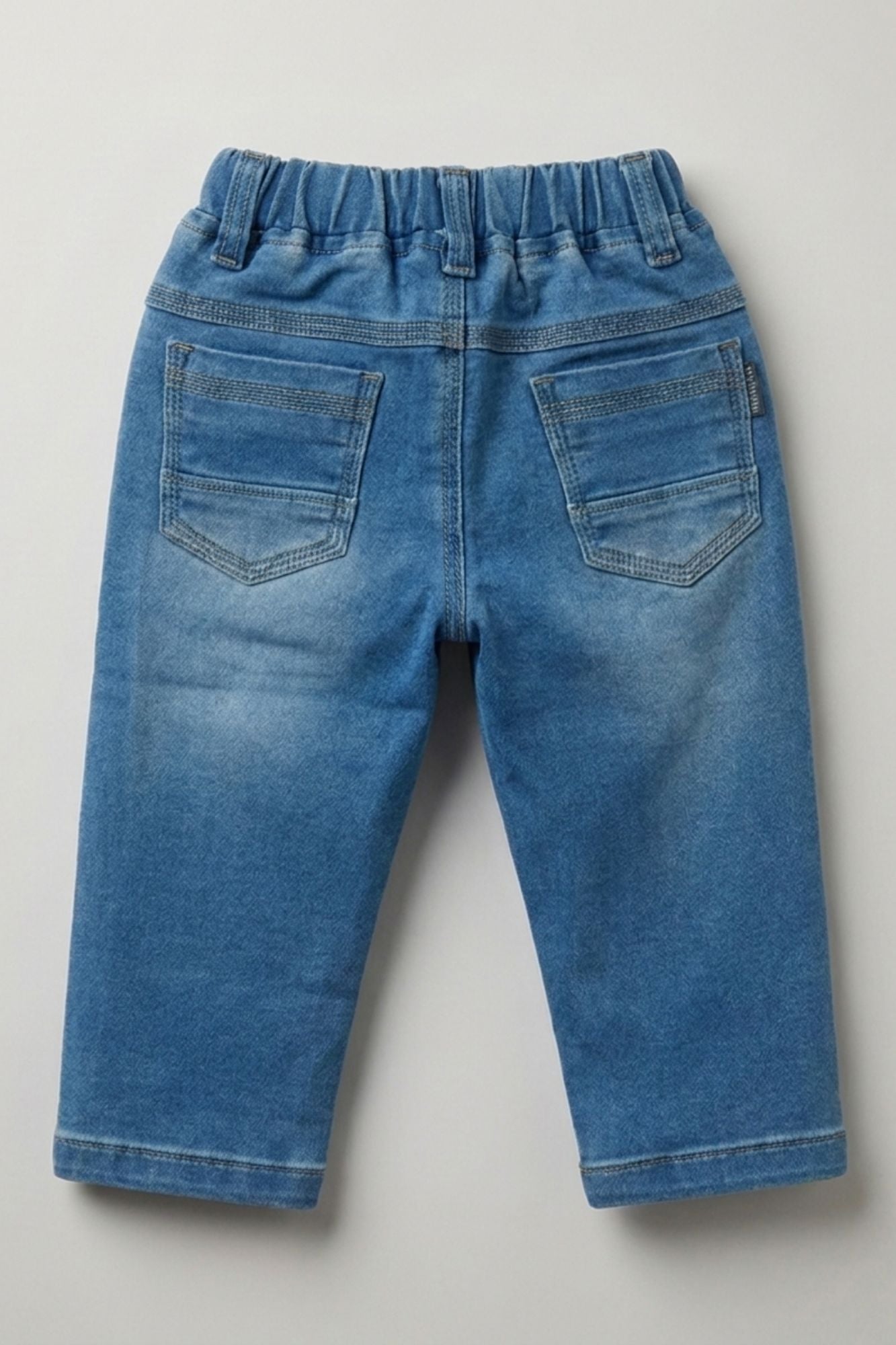 Light Blue Stone Washed Denim Jeans