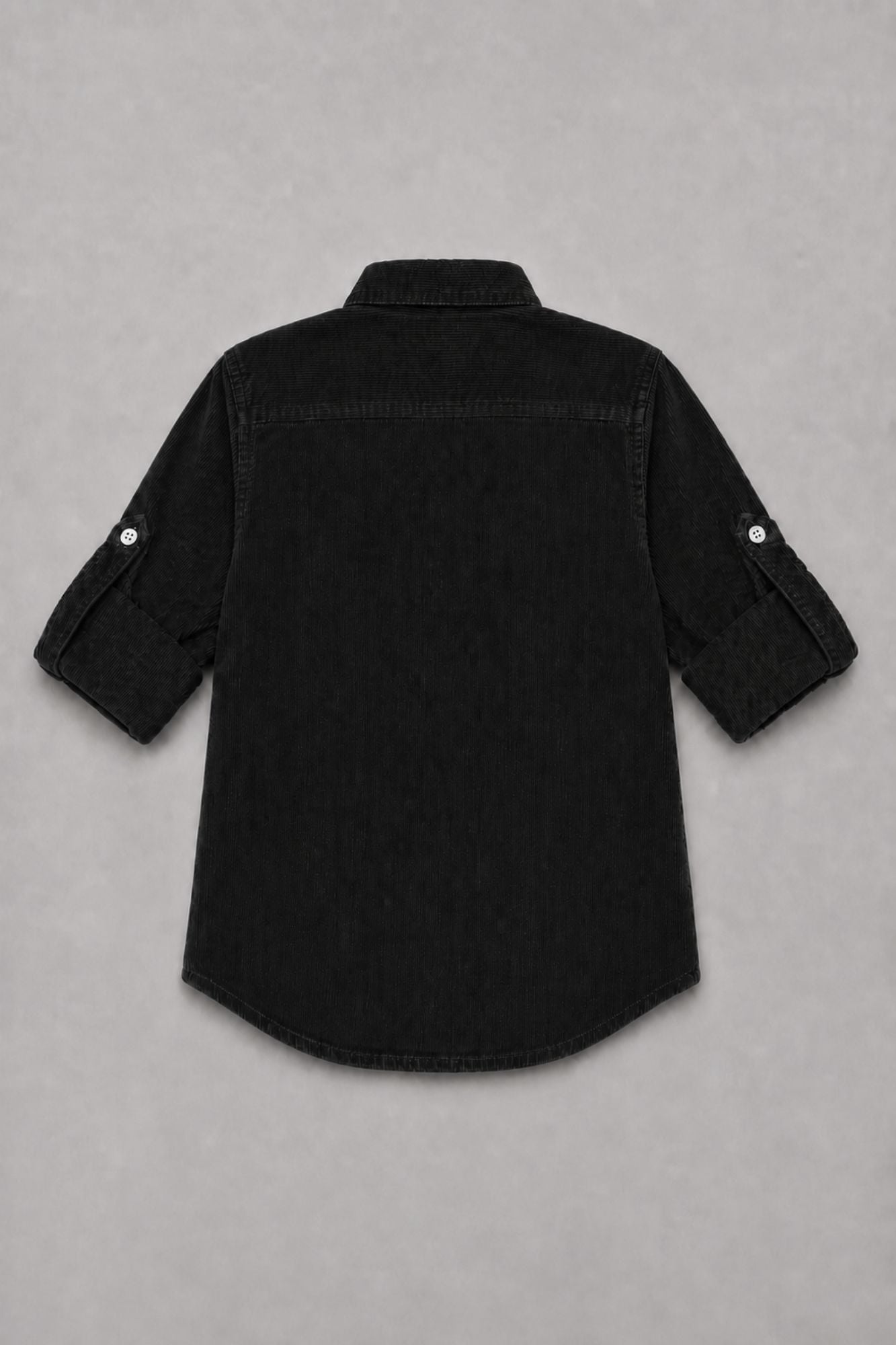 Boys Black Full Sleeve Casual Shirt