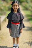 Black Polka Dot Dress For Girls