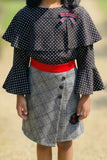 Black Polka Dot Dress For Girls