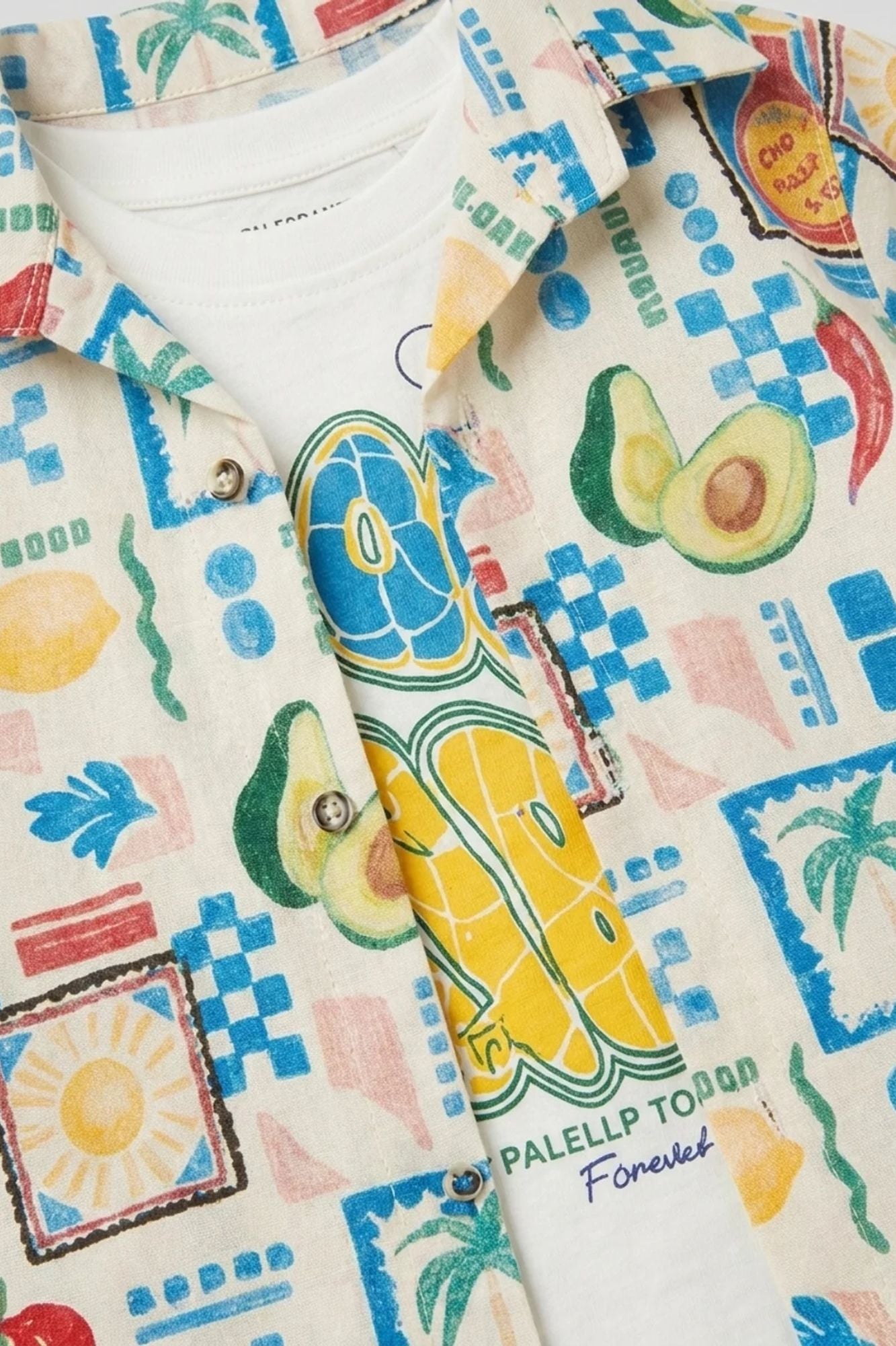 Boys Multicolor Printed Shorts Set with Shirt And Graphic T-Shirt