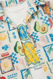 Boys Multicolor Printed Shorts Set with Shirt And Graphic T-Shirt