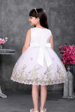 Lavender Sequin Bodice Party Wear Frock with Butterfly Print Skirt For Girls