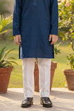 Classic Blue Kurta Pajama Set For Boys