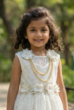 Ivory Lace Party Gown For Girls