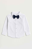 Navy Blue Bead Work Tuxedo With Pant And Waistcoat Set For Boys