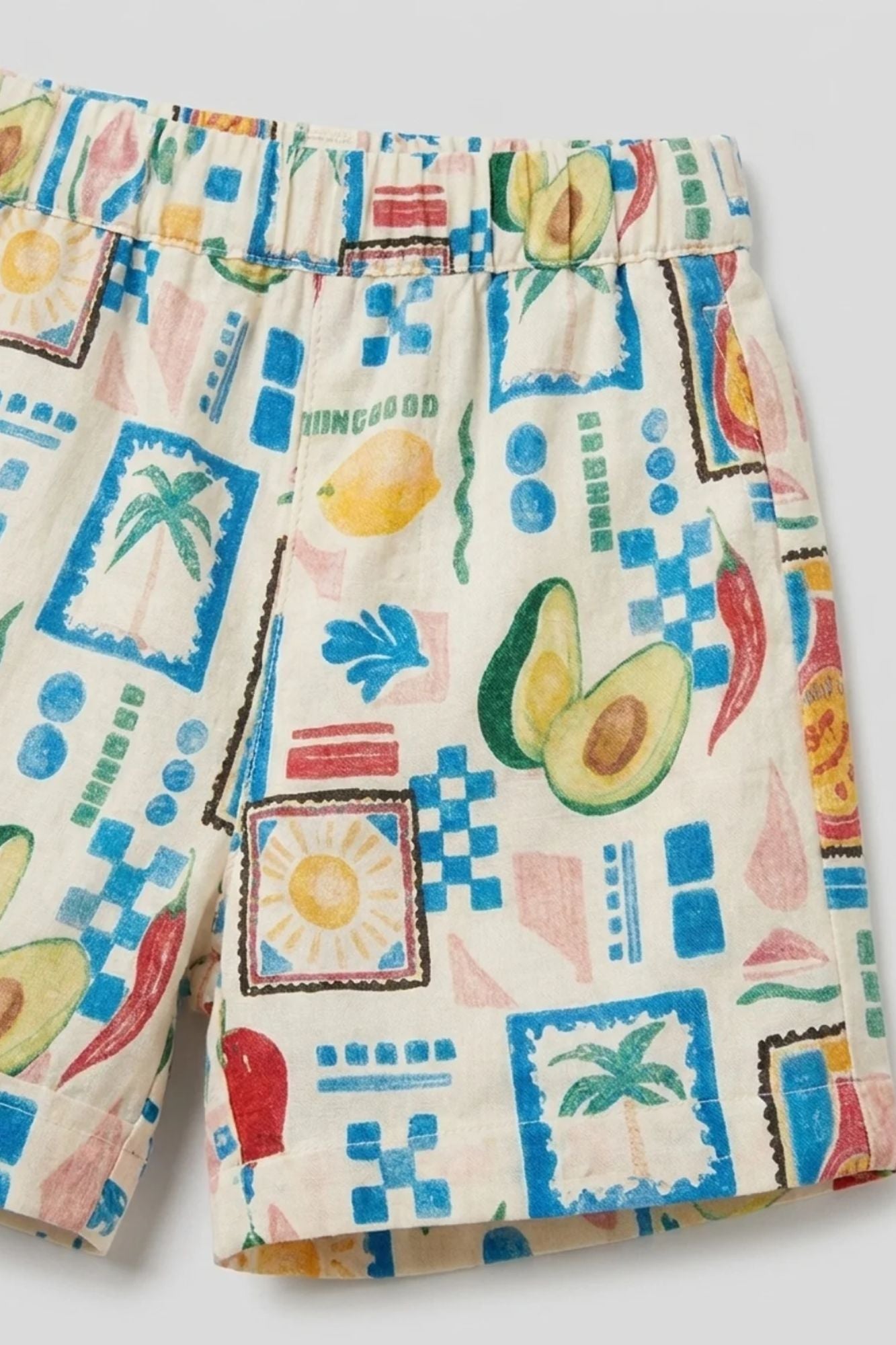 Boys Multicolor Printed Shorts Set with Shirt And Graphic T-Shirt