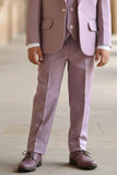 Lavender Premium 5-Piece Suit Set For Boys