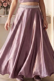 Lavender Ruffle Lehenga Choli Set for Girls