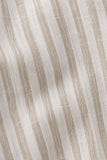 Boys Beige Striped Full Sleeve Casual Shirt