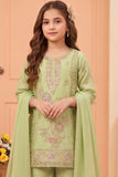 Pista Floral Zari Work Designer Wear Palazzo Set