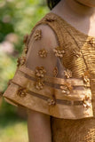 Copper Brown Frock For Girls