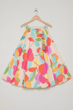 Multicolor Mirror-Embroidered Lehenga Choli Set for Girls