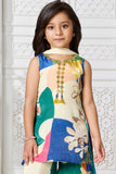 Girls Multicolour Printed Palazzo Set With Dupatta