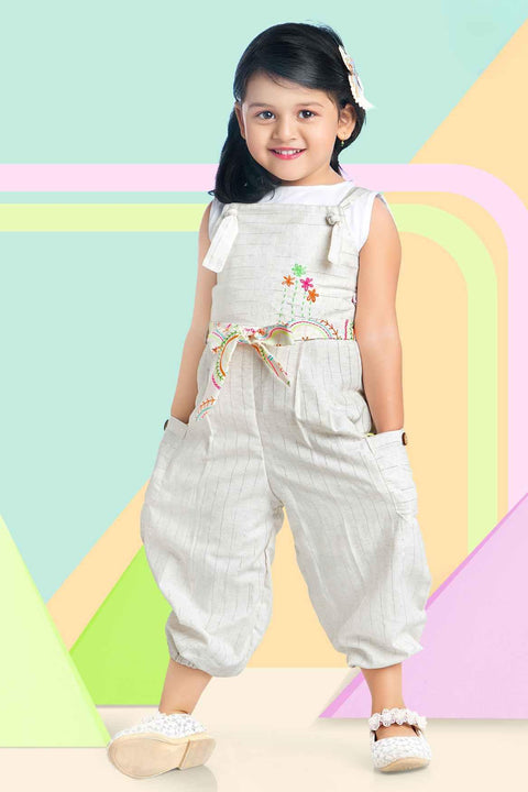 [PRE-ORDER] Kidsagogo Santina Jumpsuit, Iris Blue Stripe