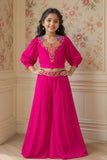 Rani Pink Embroidered Palazzo Set