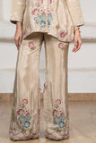 Girls Fawn Floral Embroidered Palazzo Set