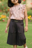 Top And Culottes Set for Girls