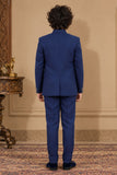 Classic Blue Jodhpuri Suit Set For Boys