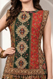 Multicolour Traditional Mirror Embellished Lehenga Choli Set for Girls