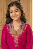 Rani Pink Embroidered Palazzo Set with Wide Leg Pants