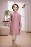 Classic Onion Pink Kurta Pajama Set For Boys