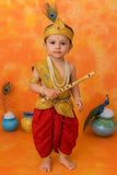 Red Krishna Janmashtami  Dhoti Set For Boys