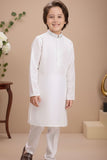 Classic White Kurta Pajama Set for Boys