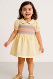 Cream Cotton Dress For Girls