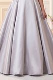 Lavender Sequin Embellished Gown For Girls